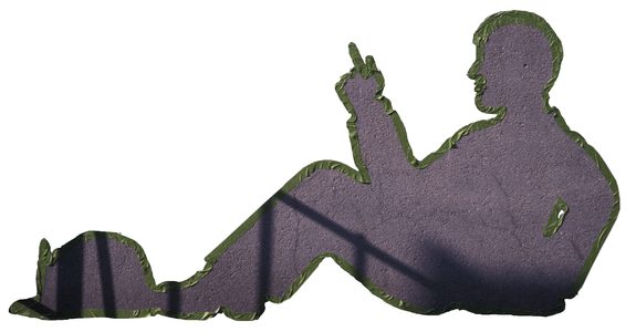The tape figure at location 58, dedicated to Robert Spear