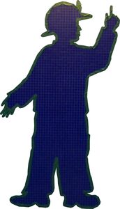 The tape figure at location 65, dedicated to Benjamin Suarez