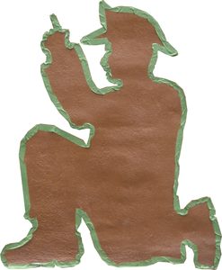 The tape figure at location 67, dedicated to Daniel Suhr