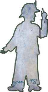 The tape figure at location 68, dedicated to Christopher Sullivan