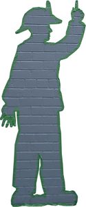 The tape figure at location 69, dedicated to Brian Sweeney