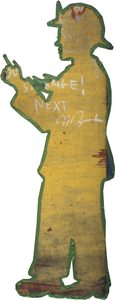 The tape figure at location 70, remembering William Wren
