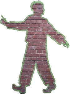 The tape figure at location 73, remembering Sandra Lee Wright