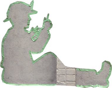 The tape figure at location 74, dedicated to John Tierney