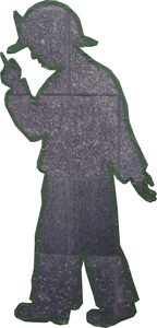 The tape figure at location 77, dedicated to Richard VanHine