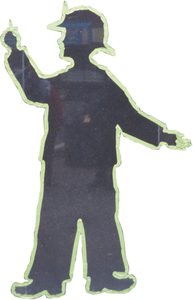 The tape figure at location 84, dedicated to Robert Wallace