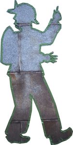 The tape figure at location 92, dedicated to Timothy Welty