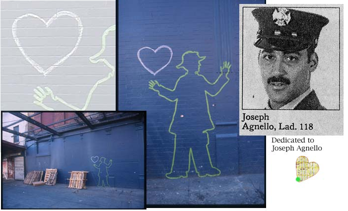 Published 2006 archival collage for the tape drawing dedicated to Joseph Agnello.
